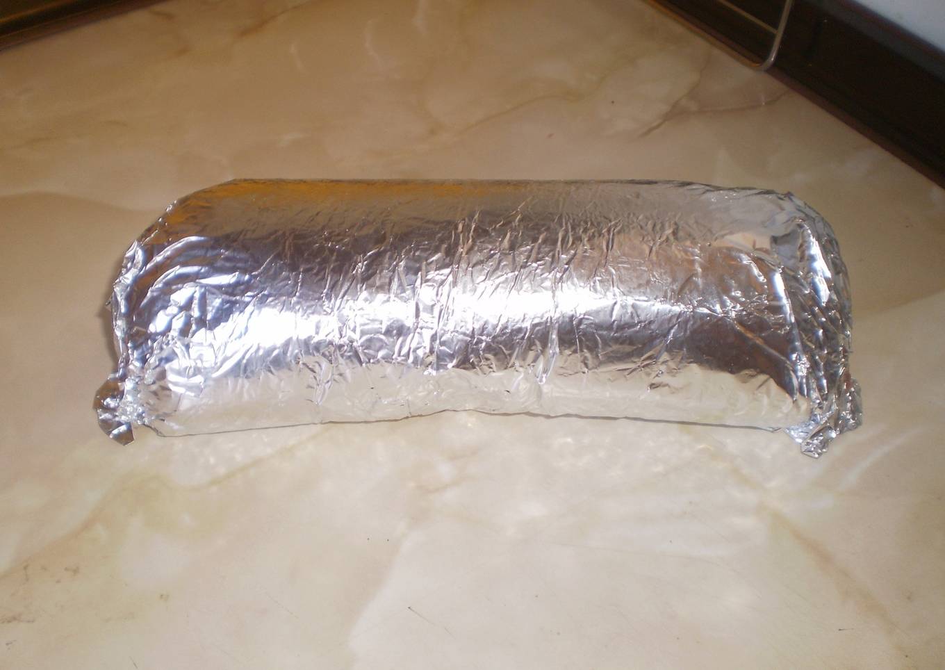 Rollito de carne picada relleno<br />