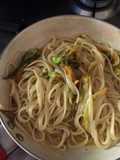 Pasta con flores de zucchini