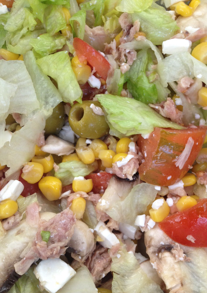 Una foto de Ensalada rapida para el tupper