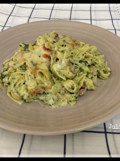 Una foto de Nidos de pasta gratinados AMC