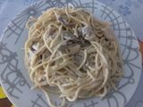 espaguetis carbonara "a mi manera"