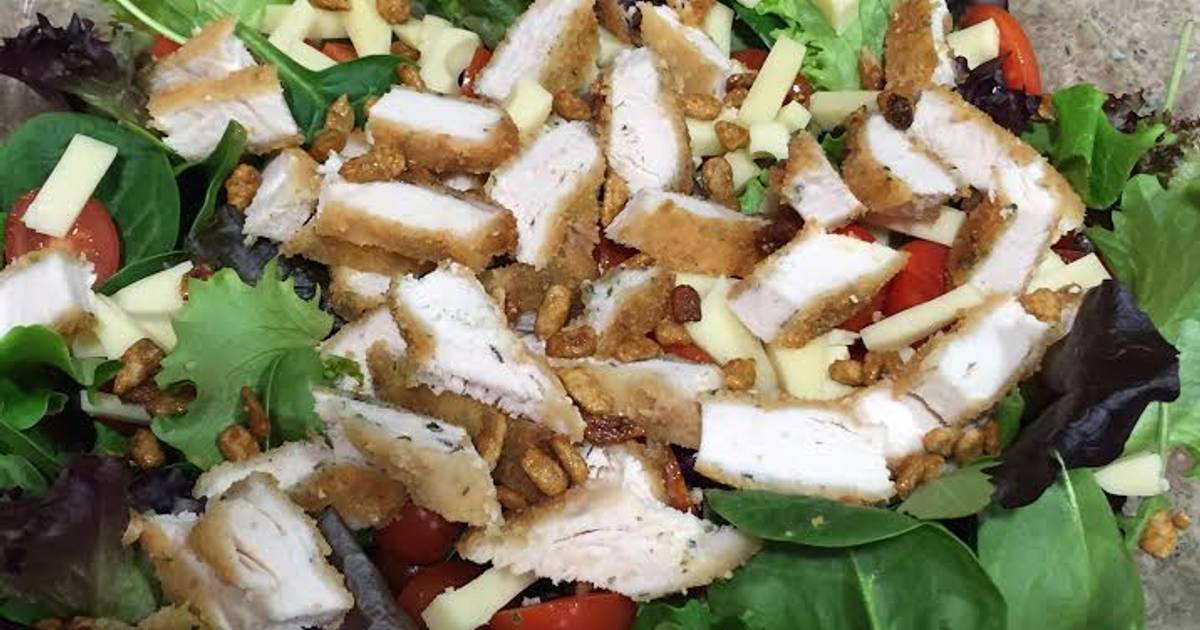 47 recetas muy ricas de ensalada de milanesa de pollo compartidas por  cocineros caseros- Cookpad