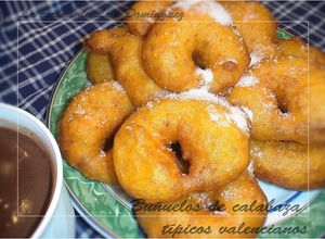 Foto principal de Buñuelos de calabaza típicos valencianos