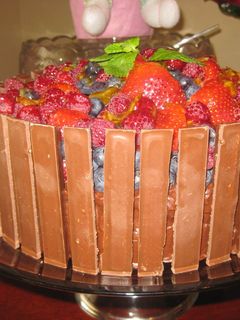 Una foto de Cake cesta de frutas