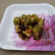 Salteado de coles de Bruselas y calabacín