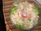 Ensalada tropical de marisco