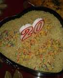 Tarta de dos turrones