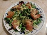 Ensalada con salmón ahumado (Key)