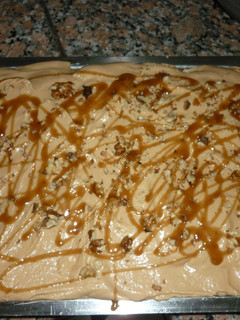 Una foto de Postre con mousse de dulce de leche
