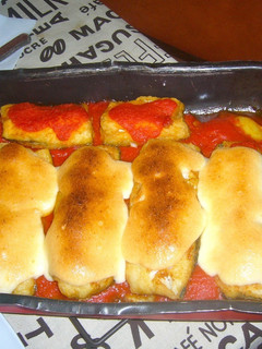 Una foto de Bacalao gratinado con all i oli