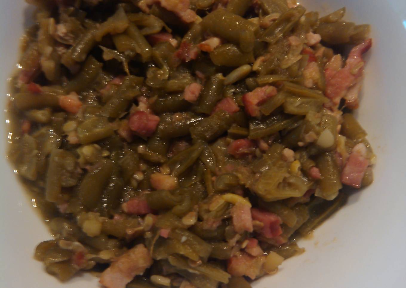Judias con bacon