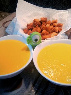 Una foto de Puré de calabaza