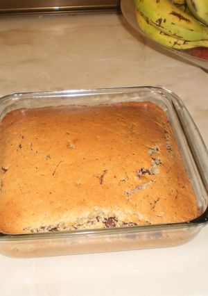 Una foto de Bollo con trocitos de chocolate y avellanas