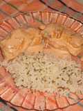 Rollito de filetes de pollo
