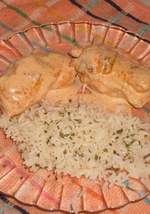 Una foto de Rollito de filetes de pollo