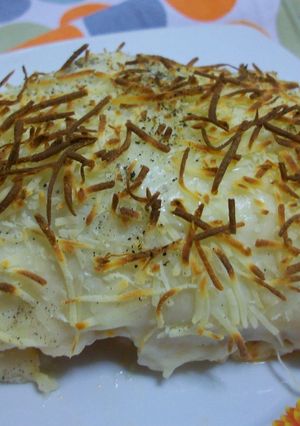 Una foto de Lasaña de carne, verduras y bechamel