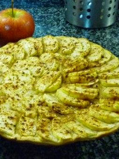 Una foto de Hojaldre de manzana con canela