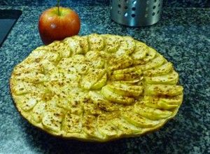 Una foto de Hojaldre de manzana con canela