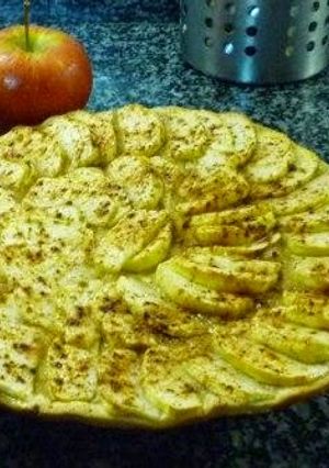 Una foto de Hojaldre de manzana con canela