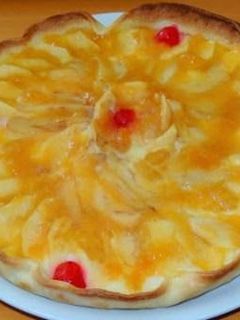 Una foto de Tarta fácil de pera y manzana