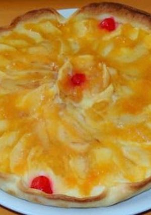 Una foto de Tarta fácil de pera y manzana