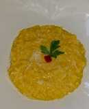  Risotto al azafrán! Risotto allo zafferano