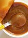 Mousse de dulce de leche crocante