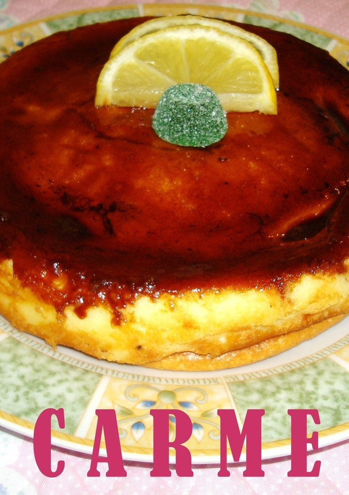 Una foto de Tarta mascarpone y mousse de limón