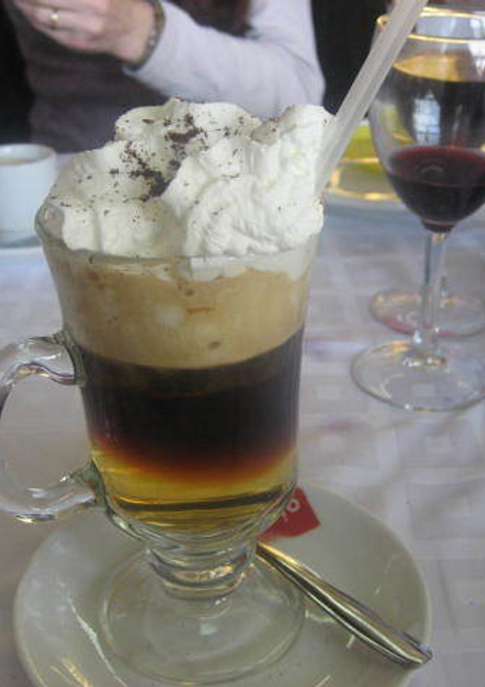 Una foto de Café irlandés