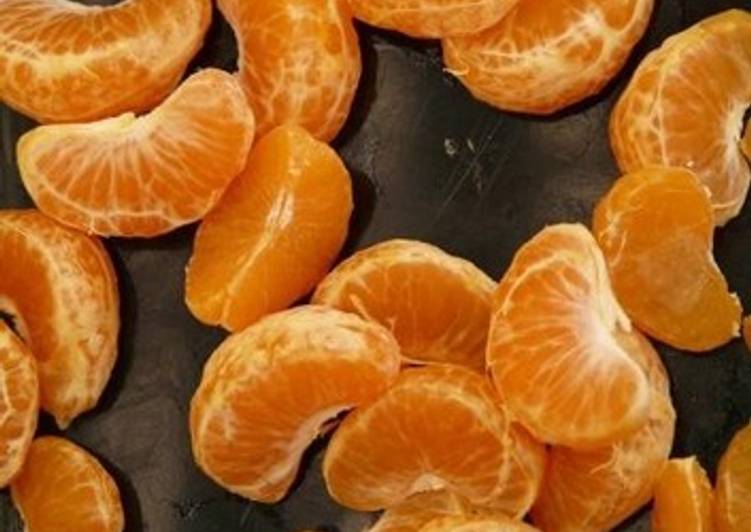 Salsa vinagreta de mandarinas