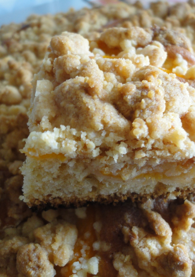 Una foto de Bizcocho Streuselkuchen o pastel de migas