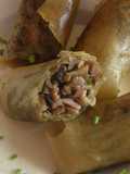 Rollitos bacon y champiñones