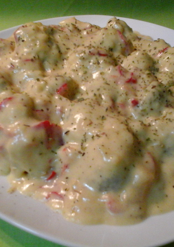 Una foto de Brócoli con bechamel al cabrales