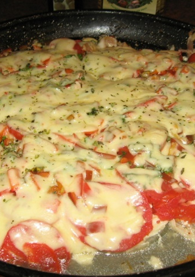 Una foto de Filetes de atún a la pizza