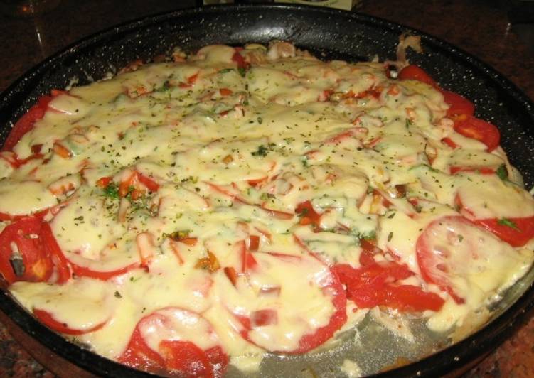 Filetes de atún a la pizza