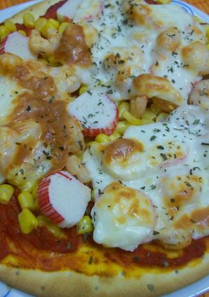 Una foto de Pizza veraniega