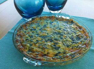 Una foto de Quiche de espinaca a mi estilo
