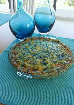 Una foto de Quiche de espinaca a mi estilo
