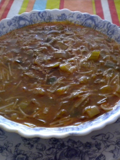 Una foto de Sopa astur-cubana