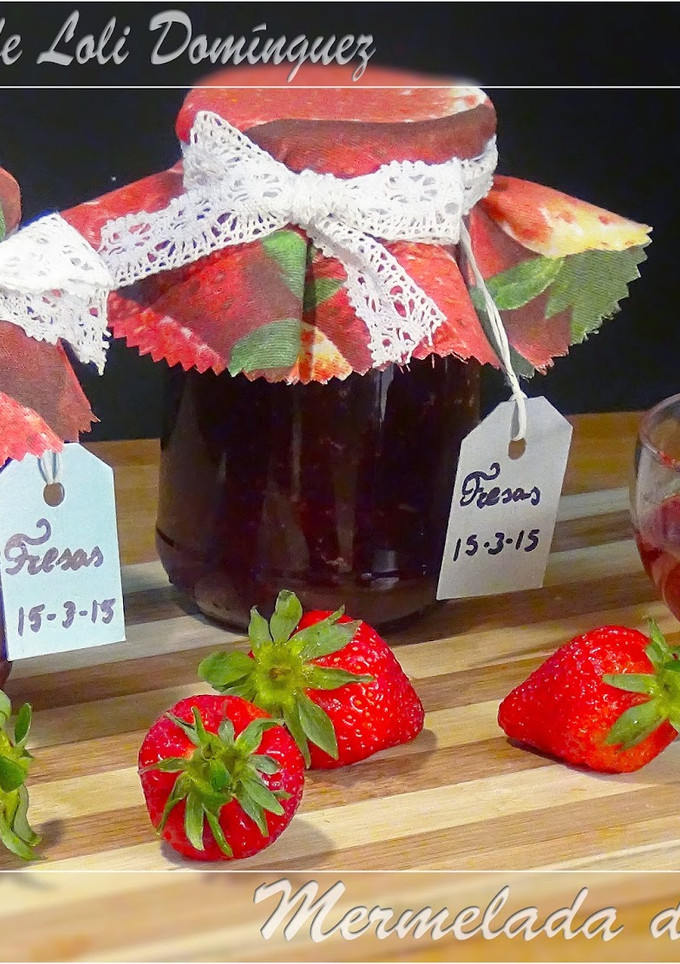 Una foto de Mermelada de fresas