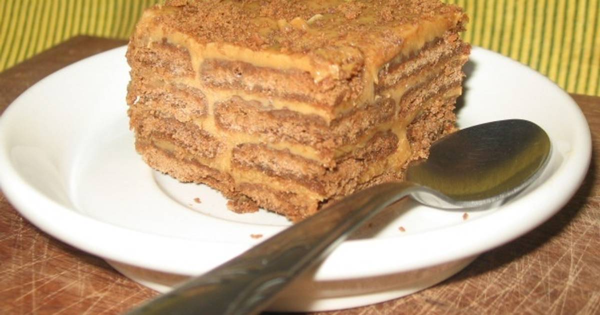 Torta chocolinas con dulce de leche Receta de sonoioplus- Cookpad