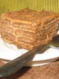 Torta chocolinas con dulce de leche