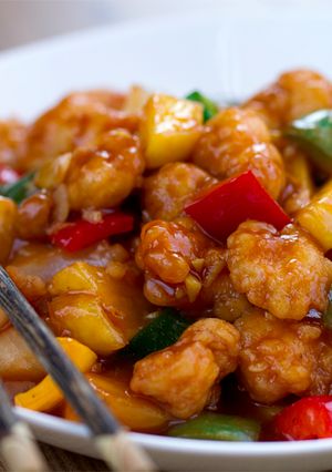 A picture of Sweet and Sour Chicken (Chinese Style).