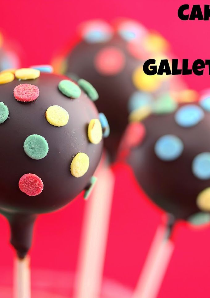 Una foto de Cake pops de galleta y queso