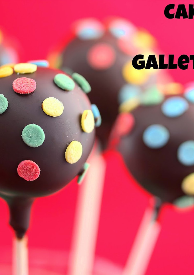 Una foto de Cake pops de galleta y queso