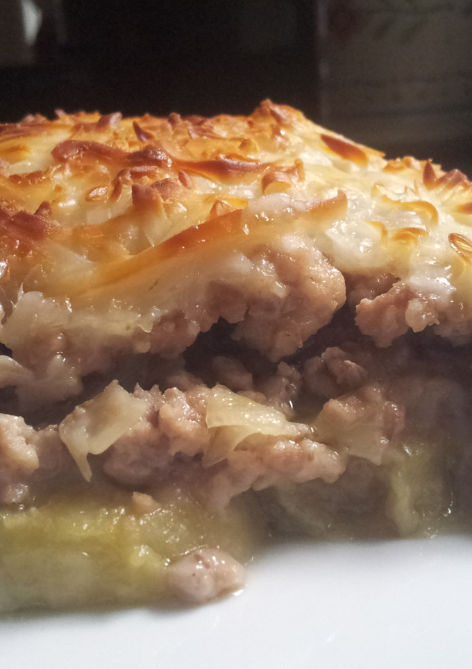 Una foto de Mousaka rápido