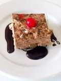Tiramisú de chocolate sin huevo