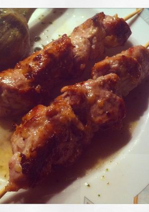Foto principal de Pinchos de Cerdo y Cebolla
