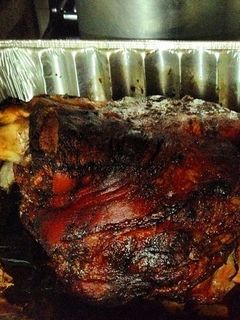 Una foto de Pernil auténtico cubano