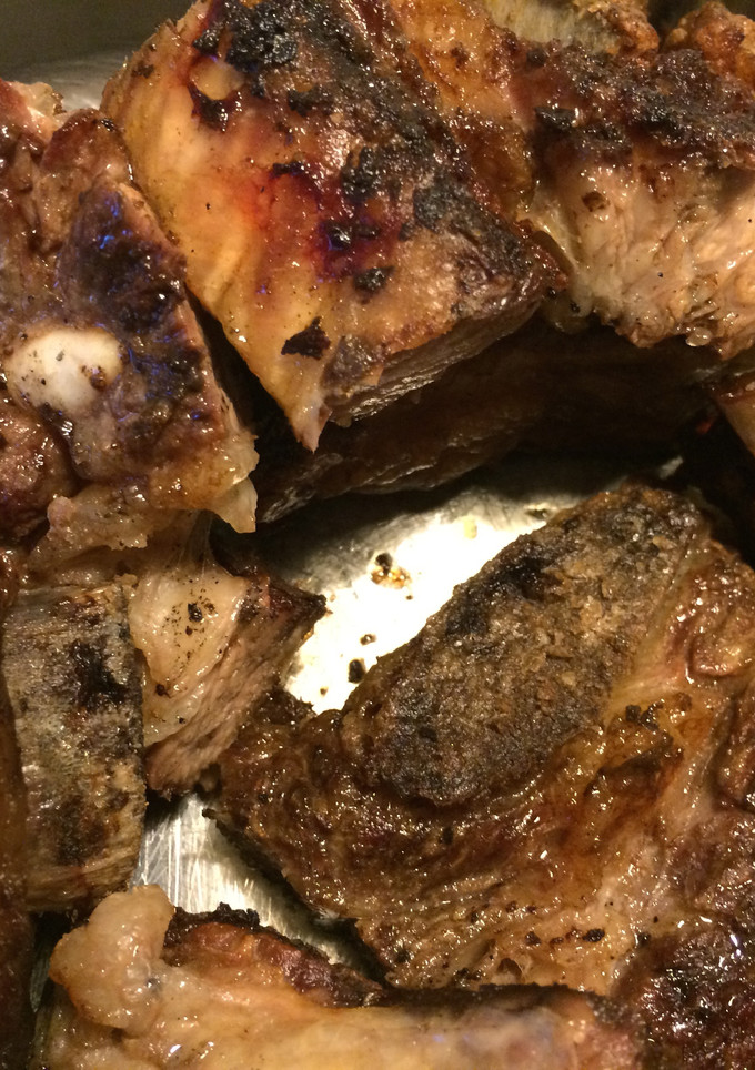 Una foto de Asado de tira criollo